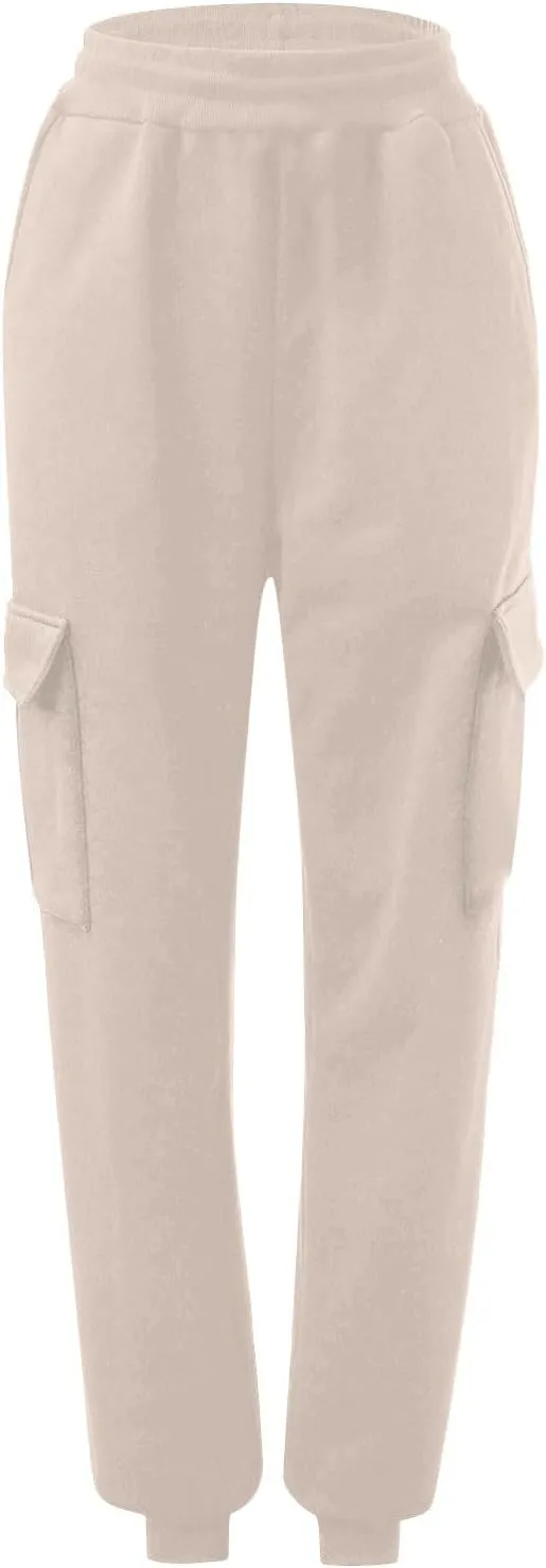 Women's Thin High Waisted Loose Sweatpants Comfortable High Waisted Pants with Pockets Casual Sweatpants Yoga Pants 4XL